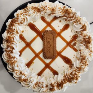 Salted Caramel Cookie Ice Cream Cake